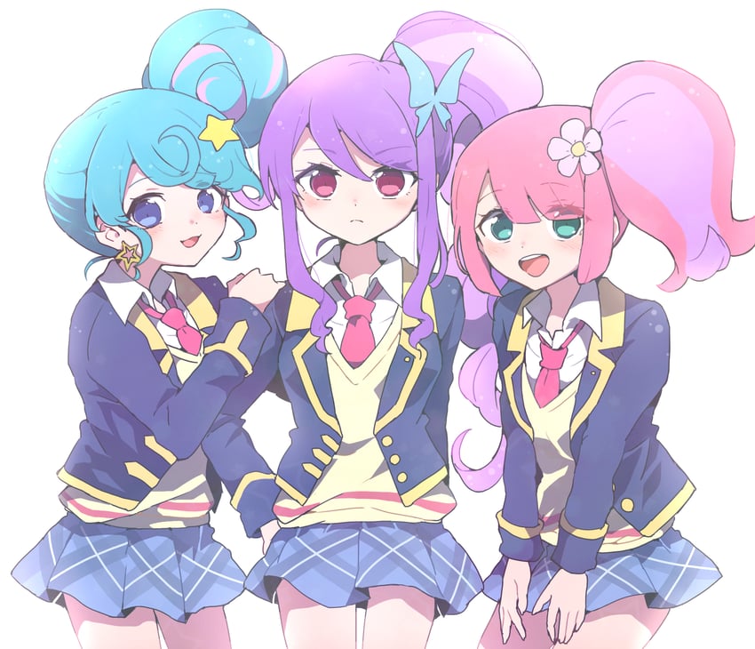 pinon, kanon, and junon (pretty series and 1 more) drawn by nojima_minami