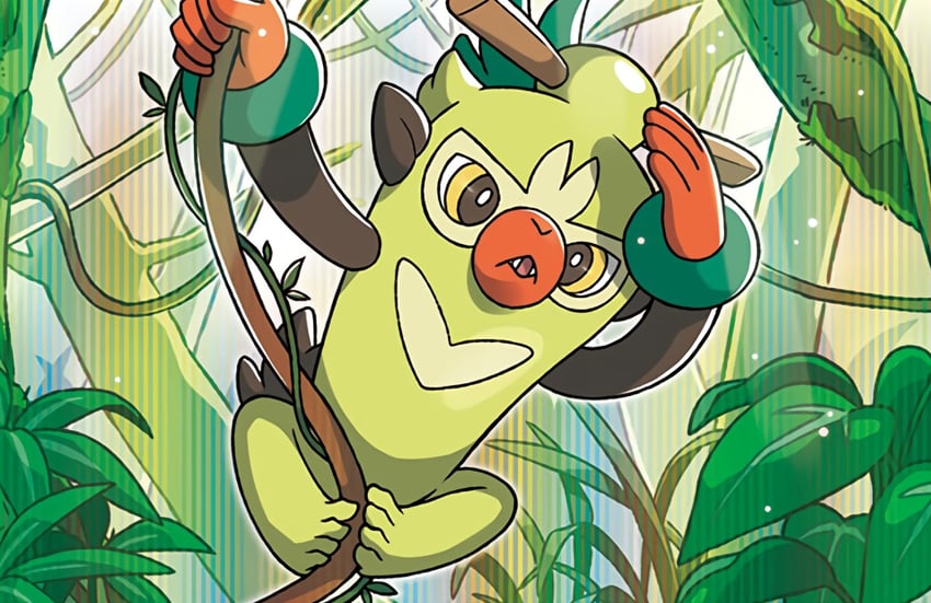 thwackey (pokemon and 1 more) drawn by komayama_akira