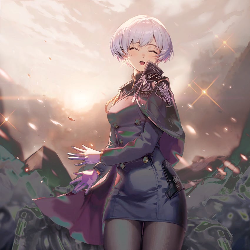 liliweiss (goddess of victory: nikke) drawn by neu_(musyoku-neet)