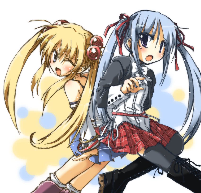 amatsuka tsurara and amatsuka rikka (baby princess) drawn by futaru_usagi