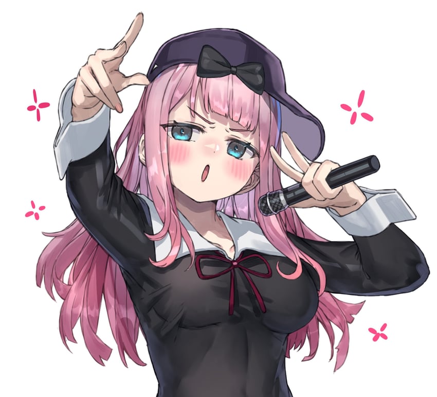fujiwara chika (kaguya-sama wa kokurasetai ~tensai-tachi no renai zunousen~) drawn by ranf