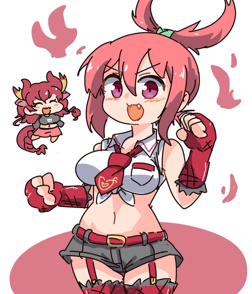 red dragon and kae (kemono friends and 2 more) drawn by asihire