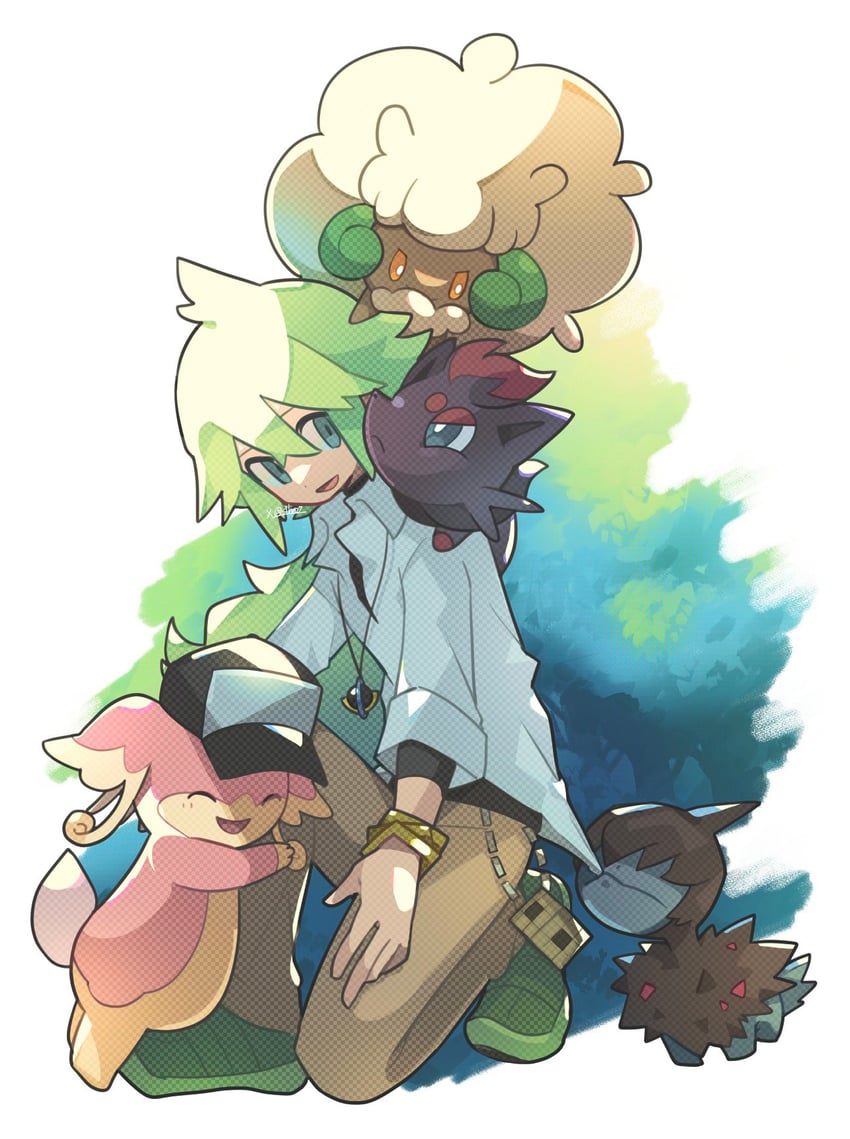 n, zorua, whimsicott, audino, and deino (pokemon and 1 more) drawn by clear_2758