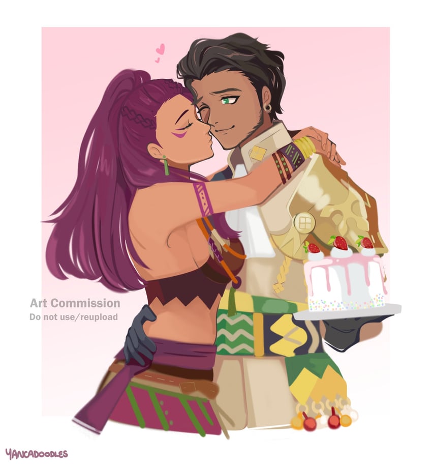 claude von riegan and petra macneary (fire emblem and 1 more) drawn by yancadoodles