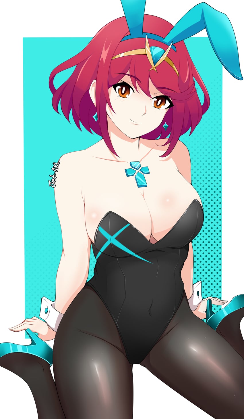 pyra (xenoblade chronicles and 1 more) drawn by jetaxl_tanuki