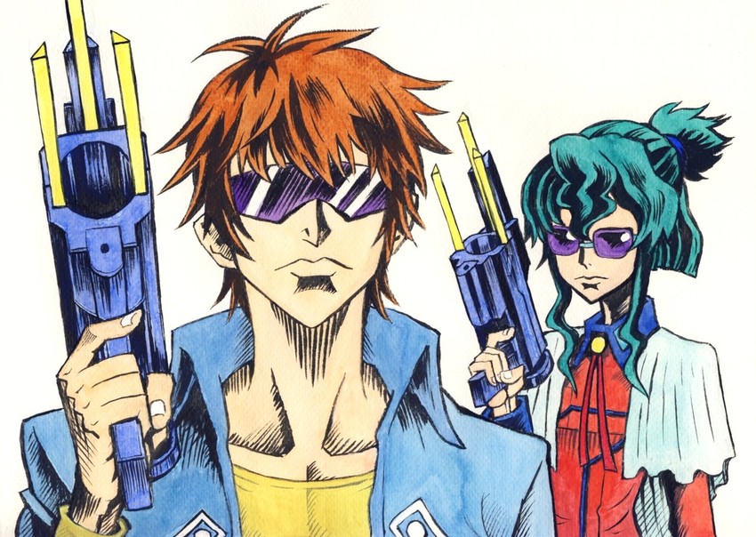 kururugi suzaku and nina einstein (code geass and 2 more) drawn by ishioto