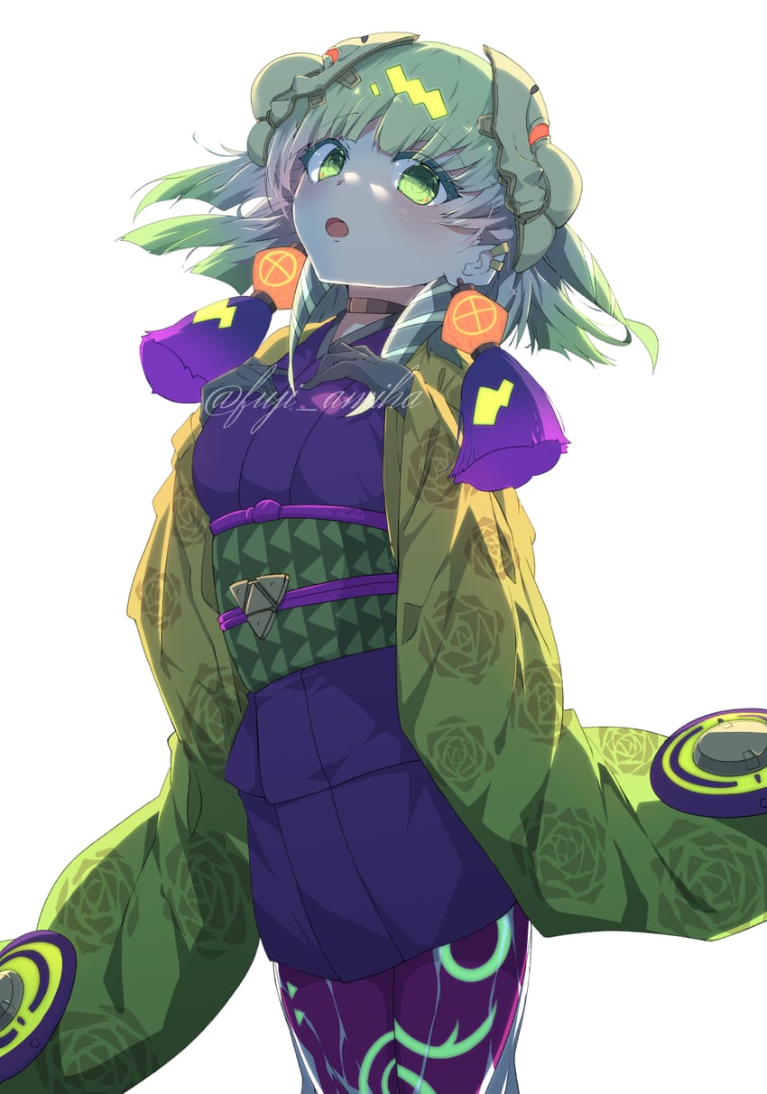 noh-p.u.n.k. ze amin (yu-gi-oh!) drawn by fuji_amiha