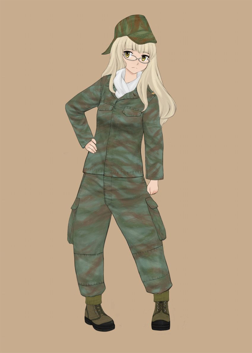 perrine h. clostermann (world witches series and 1 more) drawn by komii