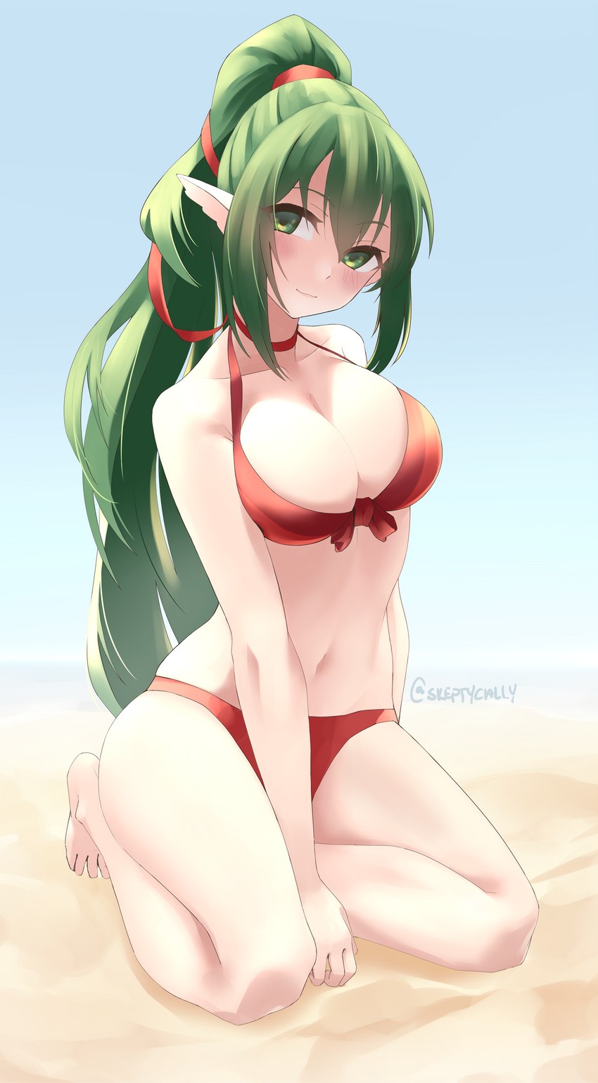 tiki (fire emblem and 3 more) drawn by skeptycally