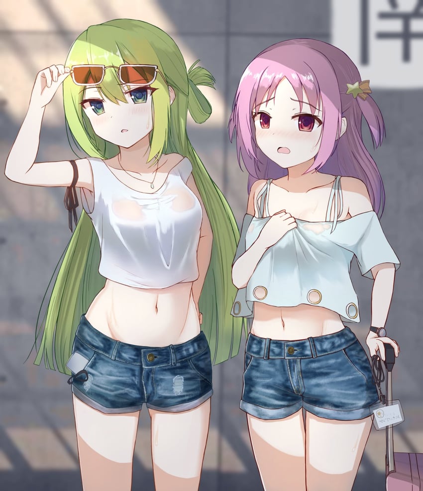 alina gray and misono karin (mahou shoujo madoka magica and 1 more) drawn by pasta_spaghetti