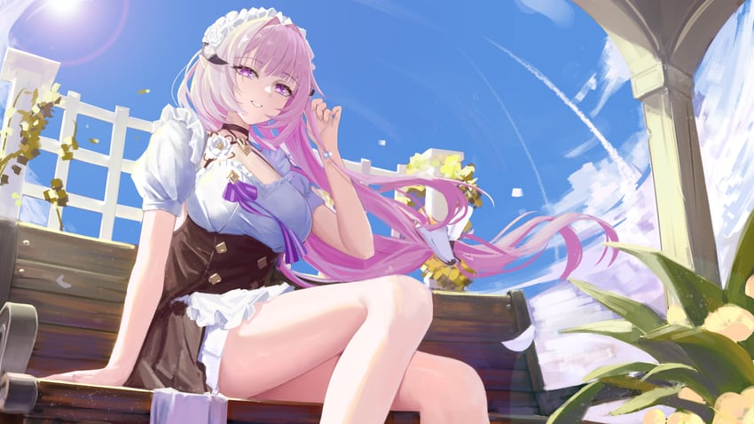 elysia (honkai and 1 more) drawn by corderoy