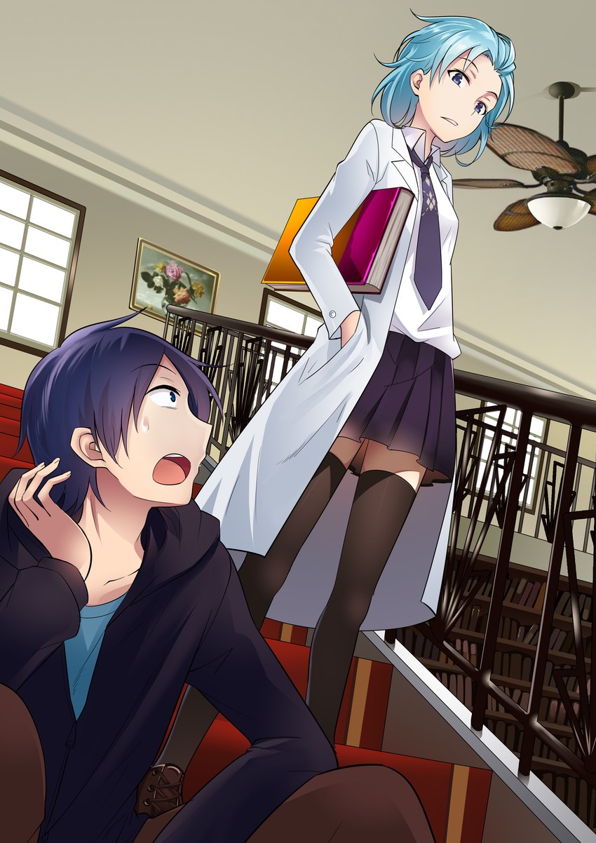 lieserl albert einstein and welt joyce (honkai and 1 more) drawn by fei_luo_mao