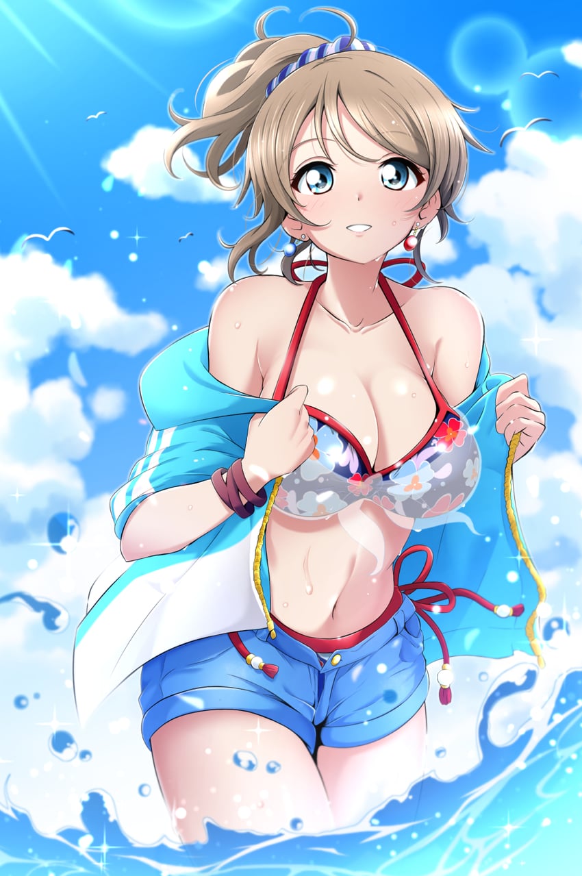 watanabe you (love live! and 1 more) drawn by kirisaki_reina