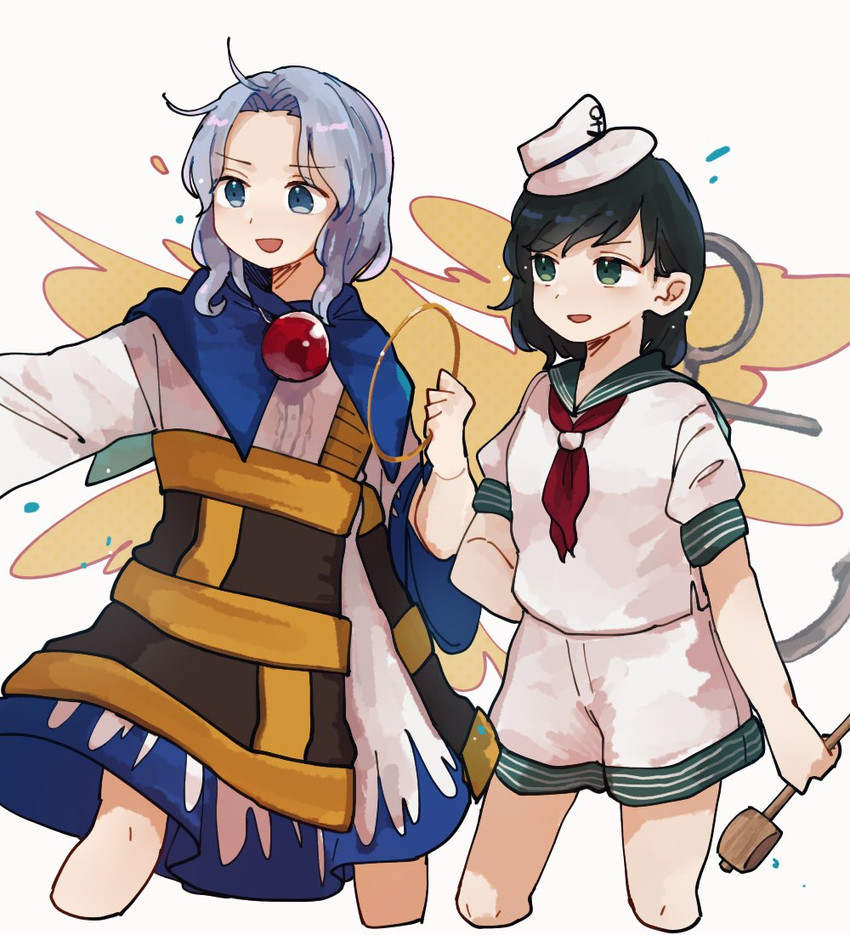 murasa minamitsu and kumoi ichirin (touhou) drawn by s_hirono28