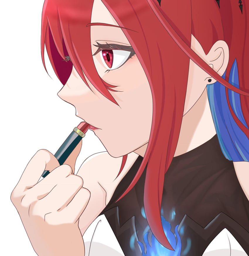 elizabeth rose bloodflame (hololive and 1 more) drawn by inashi
