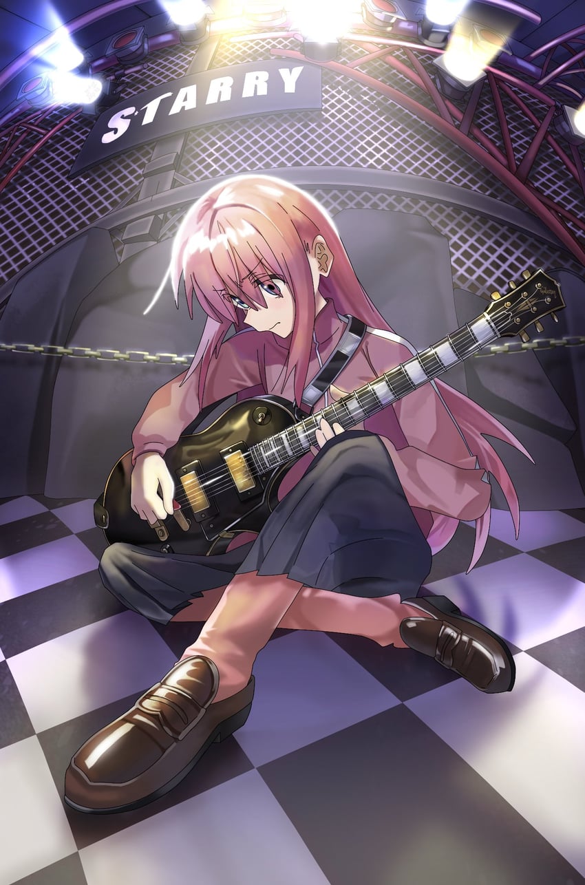 gotoh hitori (bocchi the rock!) drawn by yoyokoillust