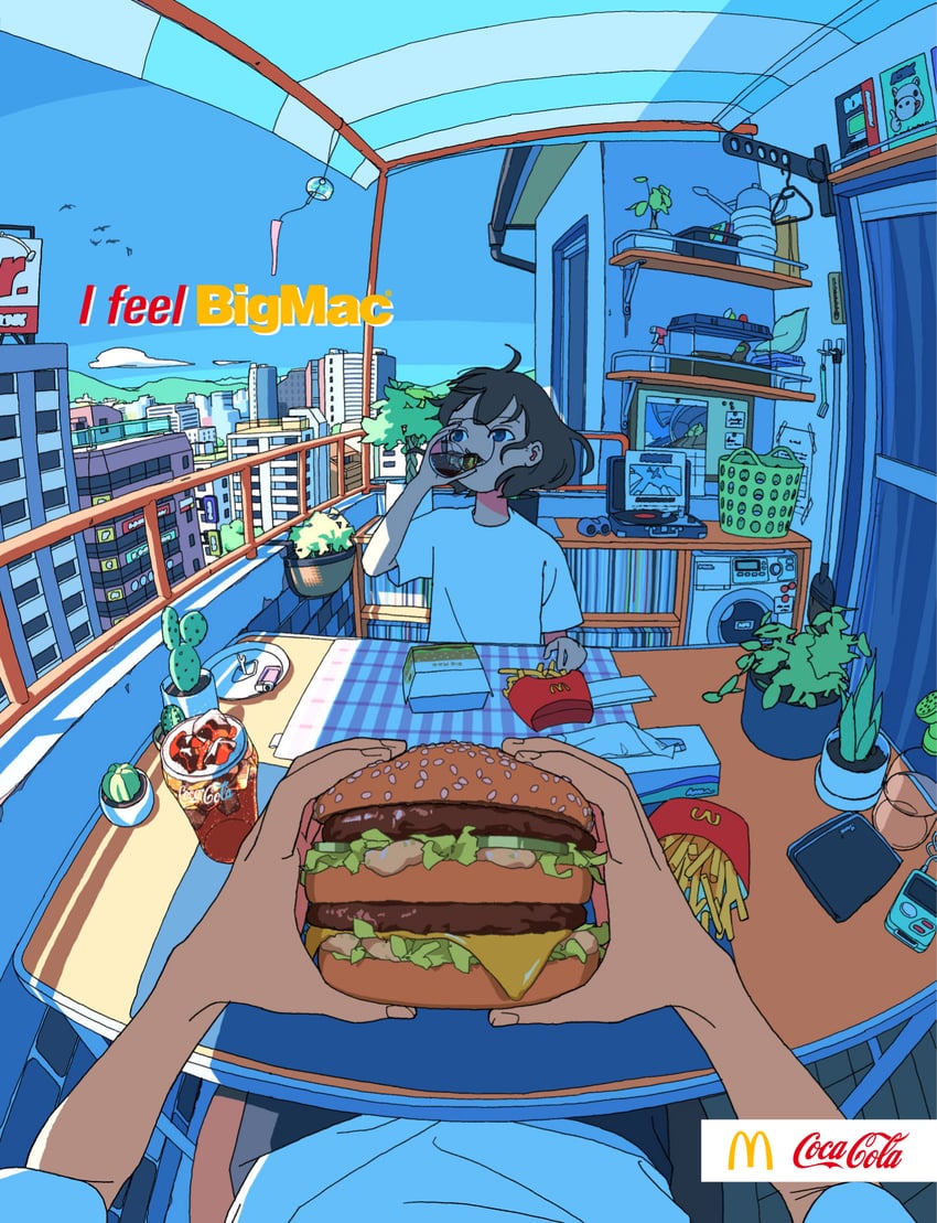 mcdonald's and 1 more drawn by akabane_1999