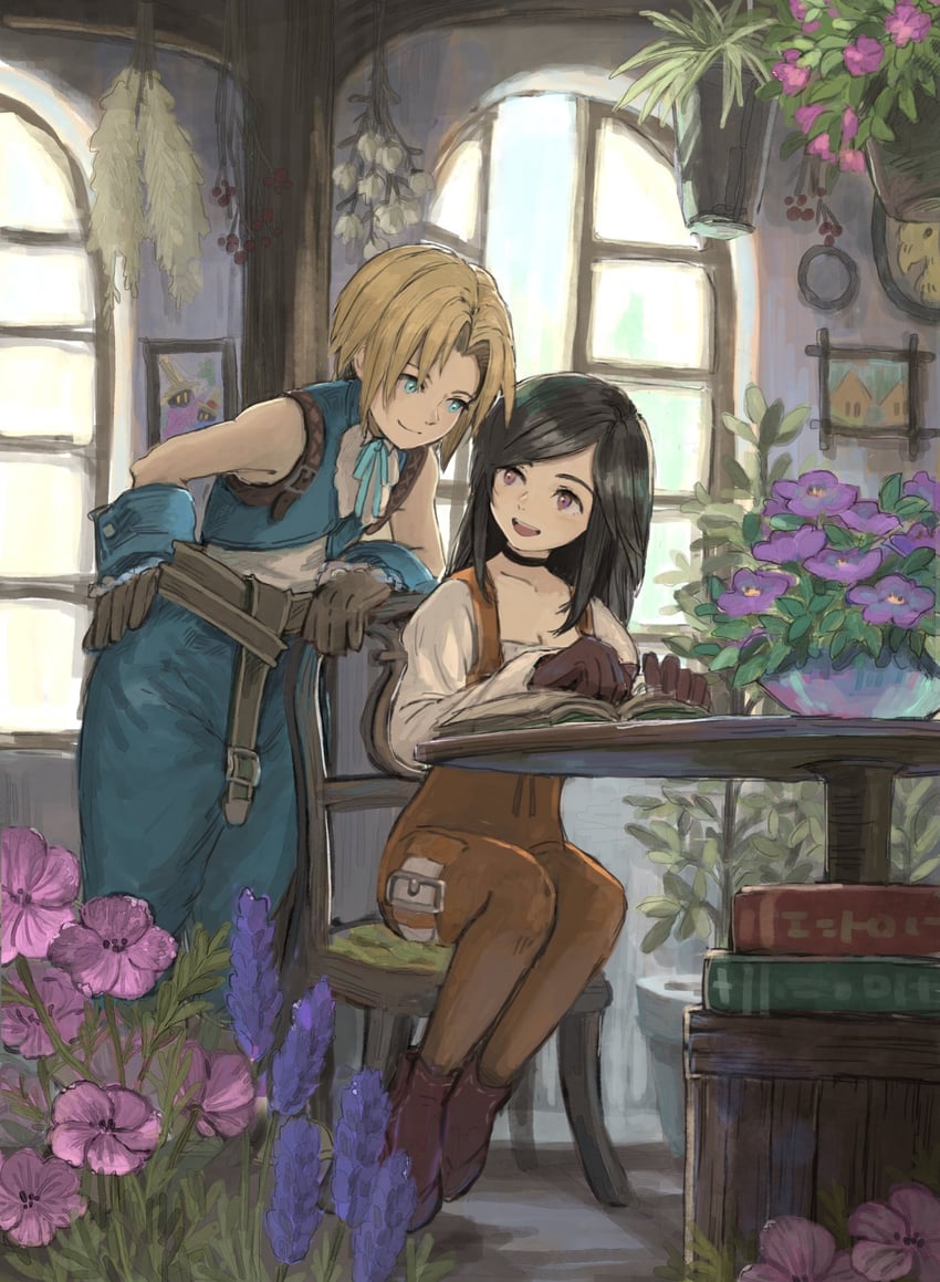 zidane tribal and garnet til alexandros xvii (final fantasy and 1 more) drawn by soraoyogusakana