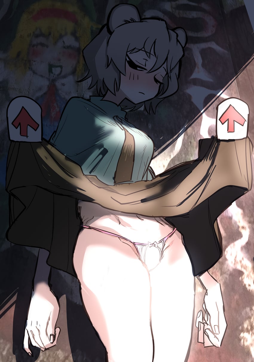 nazrin, nyon, and ichigo (touhou and 2 more) drawn by haburashi