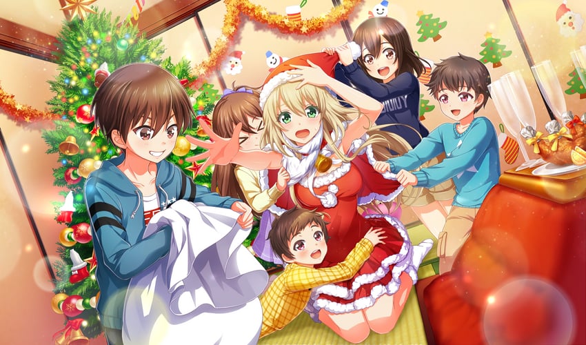 nozaki yuuki, senba keita, senba shouta, senba souta, senba mayuko, and 1 more (cinderella series and 1 more)