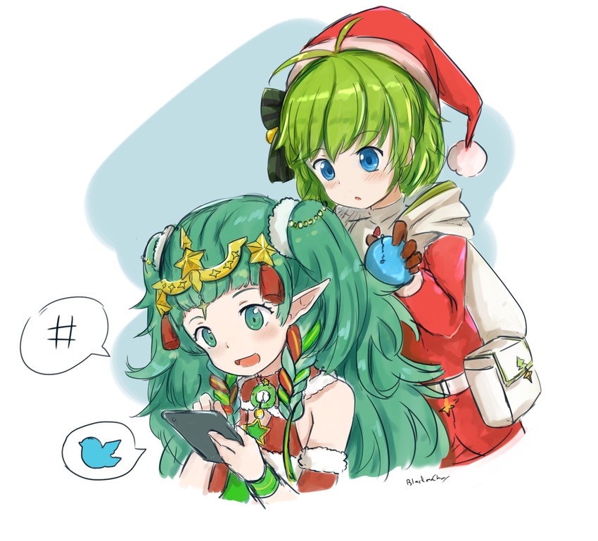 sothis and nino (fire emblem and 3 more) drawn by blackma_(pagus0012)