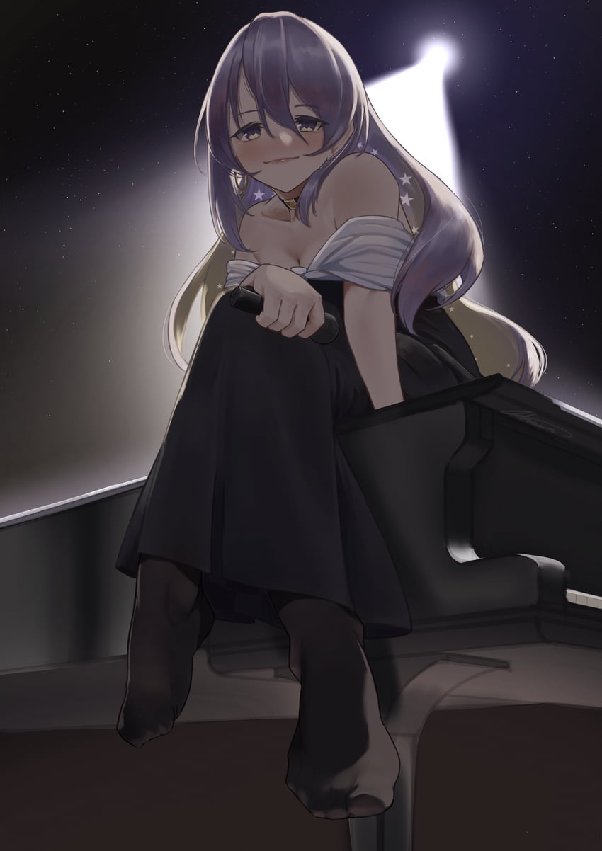 moona hoshinova (hololive and 1 more) drawn by aiharararara
