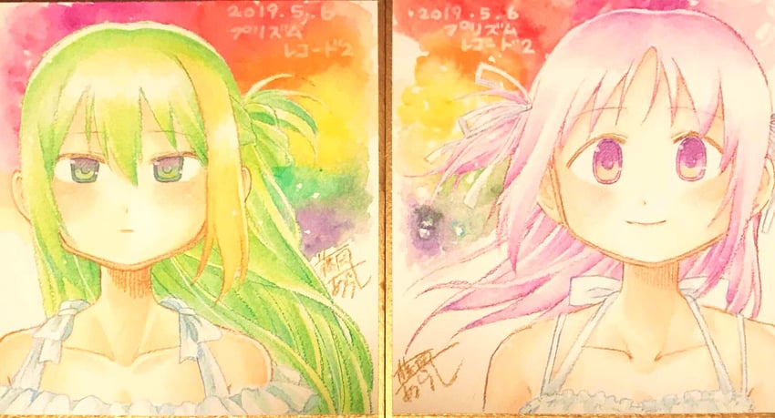 alina gray and misono karin (mahou shoujo madoka magica and 1 more) drawn by ketsuwotatakuna