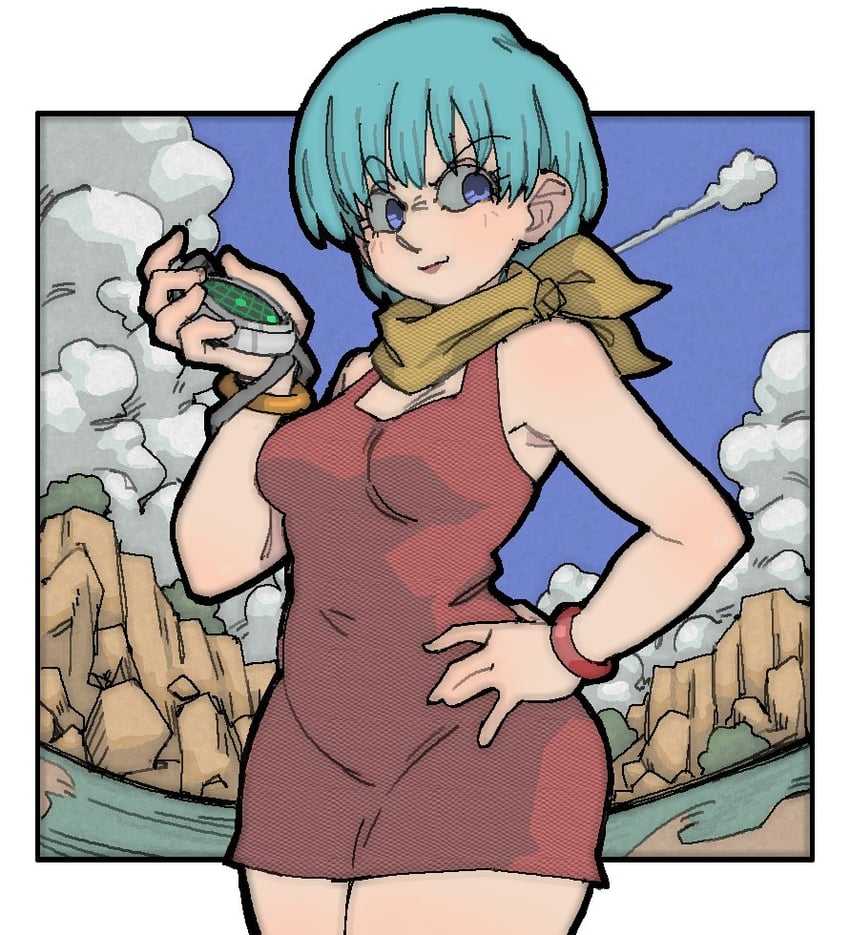 bulma (dragon ball and 1 more) drawn by pantsu-ripper