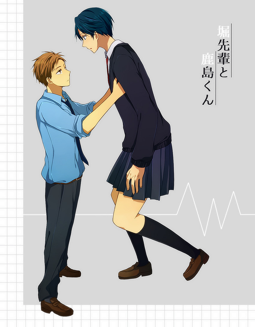 kashima yuu and hori masayuki (gekkan shoujo nozaki-kun) drawn by yuzumikoto