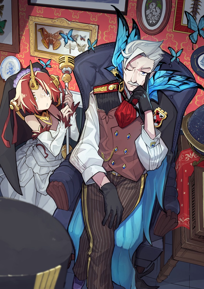 frankenstein's monster, james moriarty, and charles babbage (fate and 2 more) drawn by sen-jou