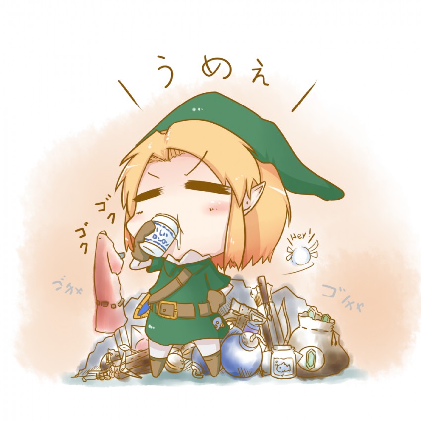 link and navi (the legend of zelda and 1 more) drawn by dekasudachin
