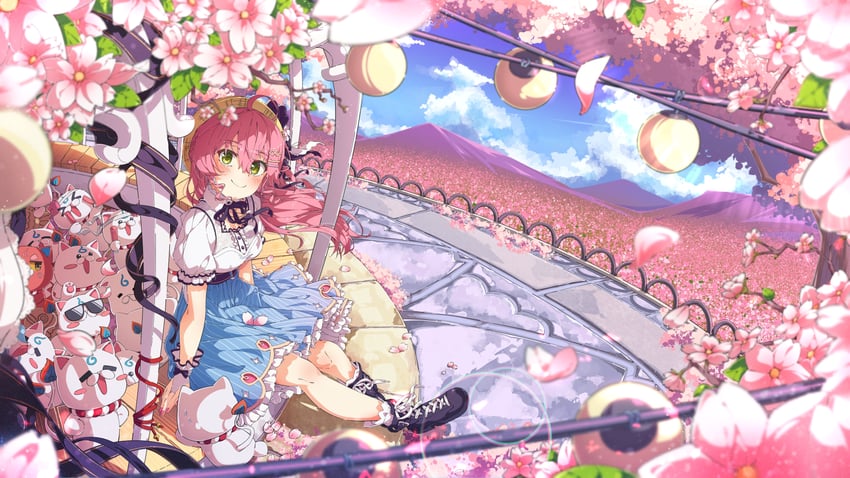 sakura miko, 35p, and kintoki (hololive) drawn by ama_rei