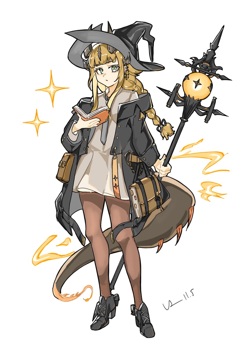 reed and reed the flame shadow (arknights) drawn by user_pyxe5723_(uuz_samaa)