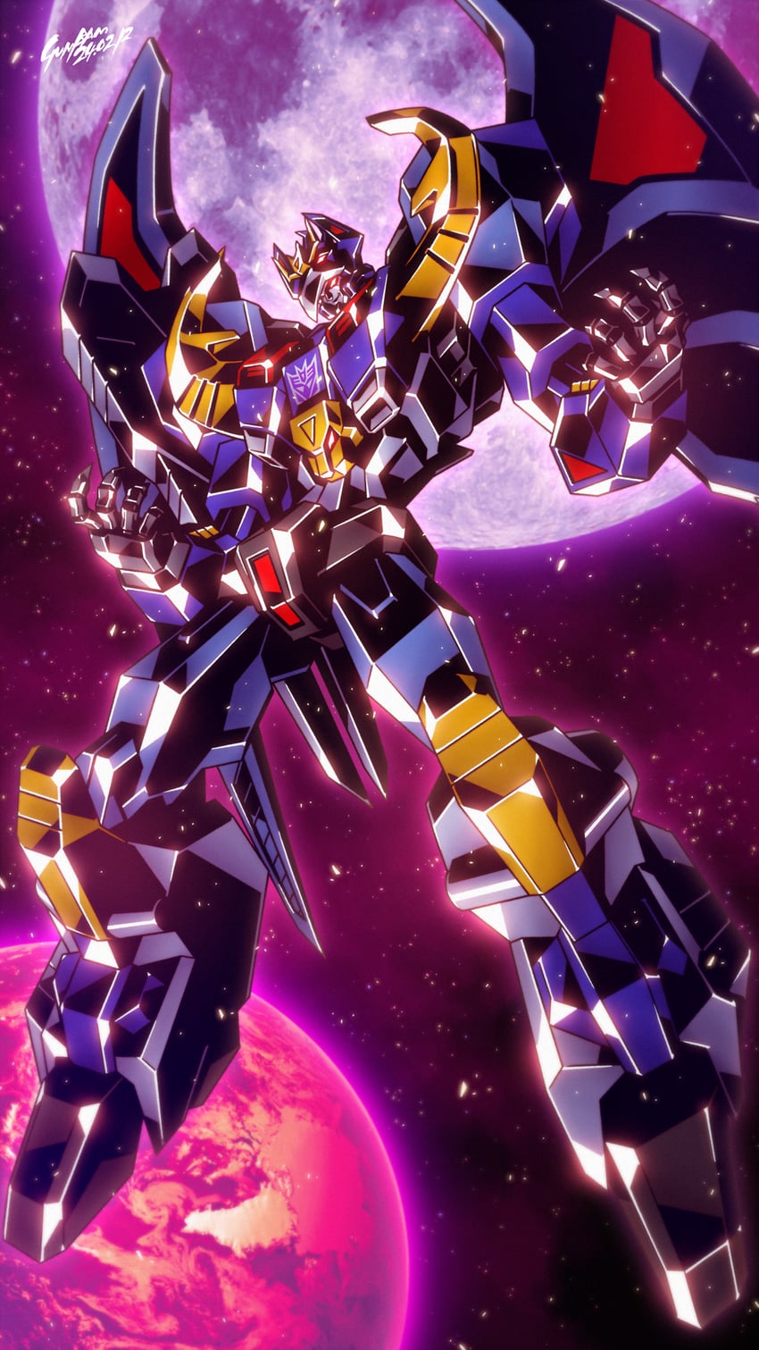 deathsaurus (transformers and 1 more) drawn by babamba