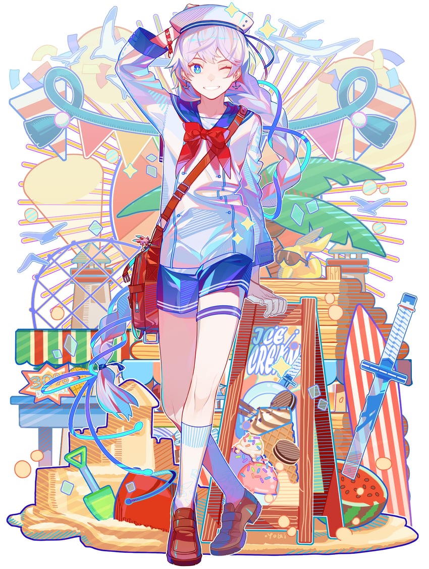kallen kaslana (honkai and 1 more) drawn by shuiyaoximushi