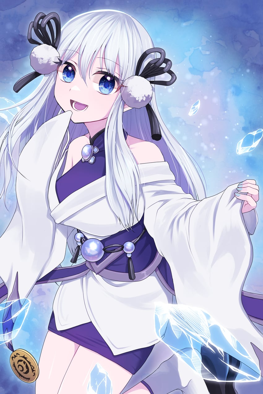 yuki-onna the ice mayakashi (yu-gi-oh!) drawn by pinyata_(pinyaland)