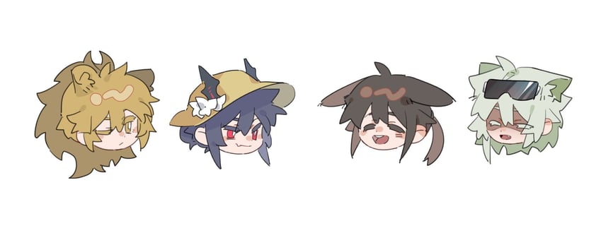 amiya, kal'tsit, ch'en, and siege (arknights) drawn by molu_stranger