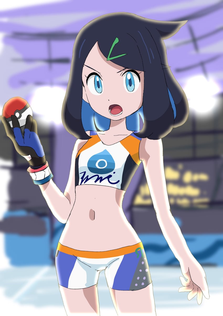 nessa and liko (pokemon and 2 more) drawn by hainchu