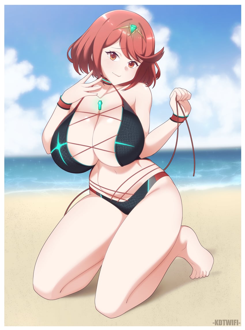 pyra (xenoblade chronicles and 1 more) drawn by kdtwifi