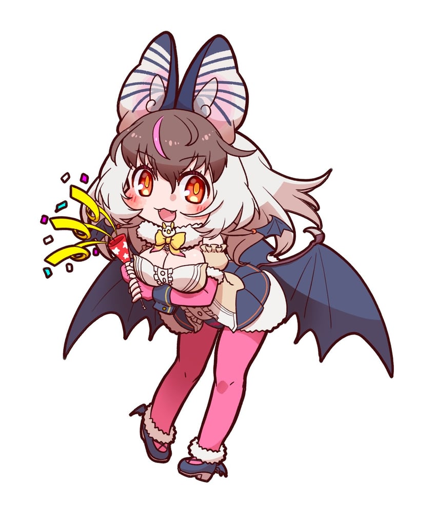 brown long-eared bat (kemono friends and 1 more) drawn by mugise_hitsuji