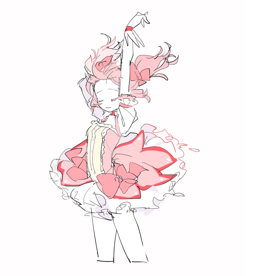 kaname madoka (mahou shoujo madoka magica) drawn by pipi_o_(pipioo08)
