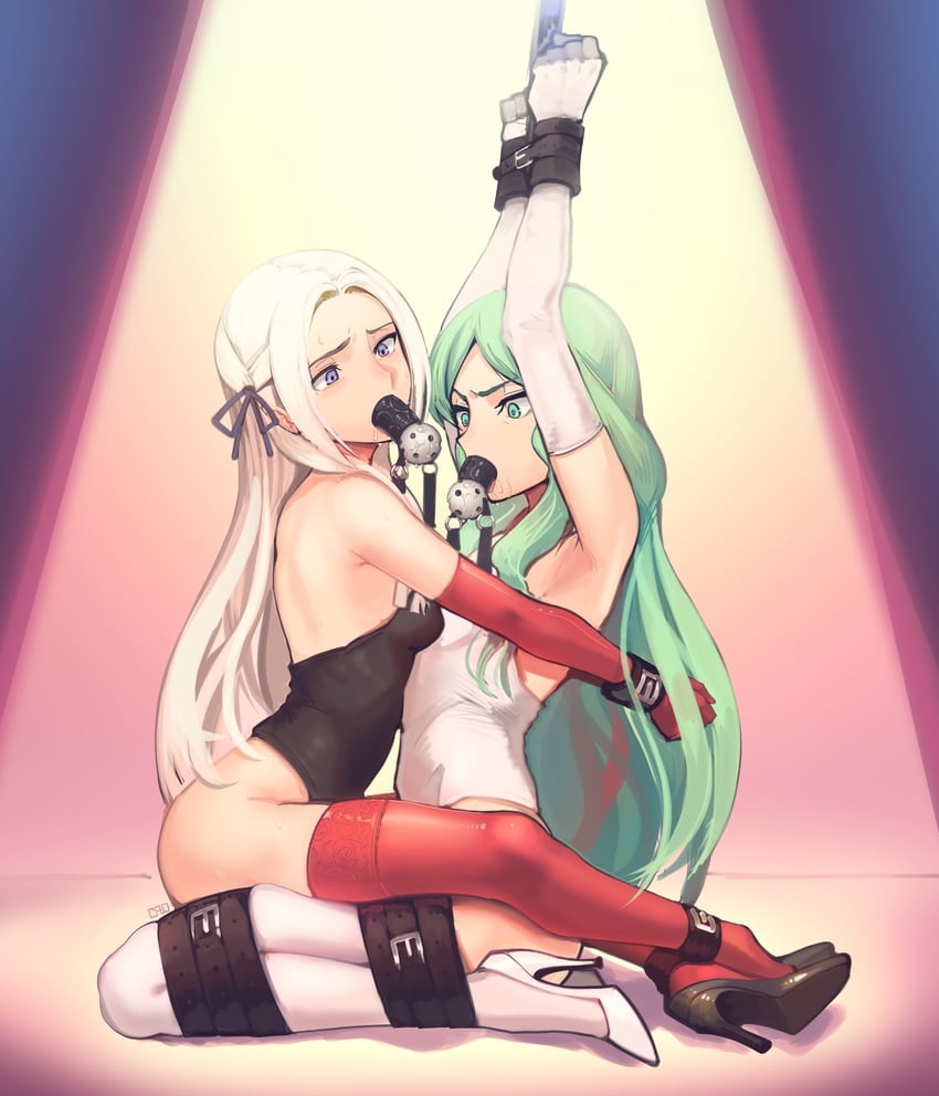 edelgard von hresvelg and rhea (fire emblem and 1 more) drawn by cad_(caddo)