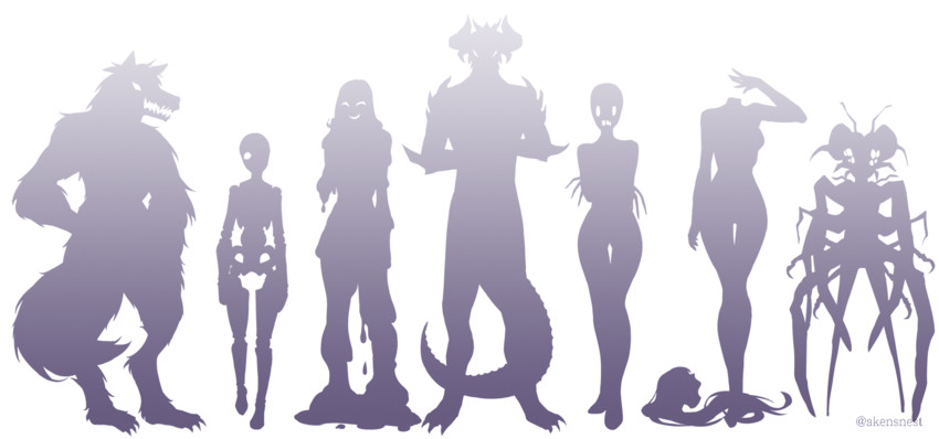 entoma vasilissa zeta, narberal gamma, lupusregina beta, cz2128 delta, solution epsilon, and 2 more (overlord and 1 more) drawn by aken