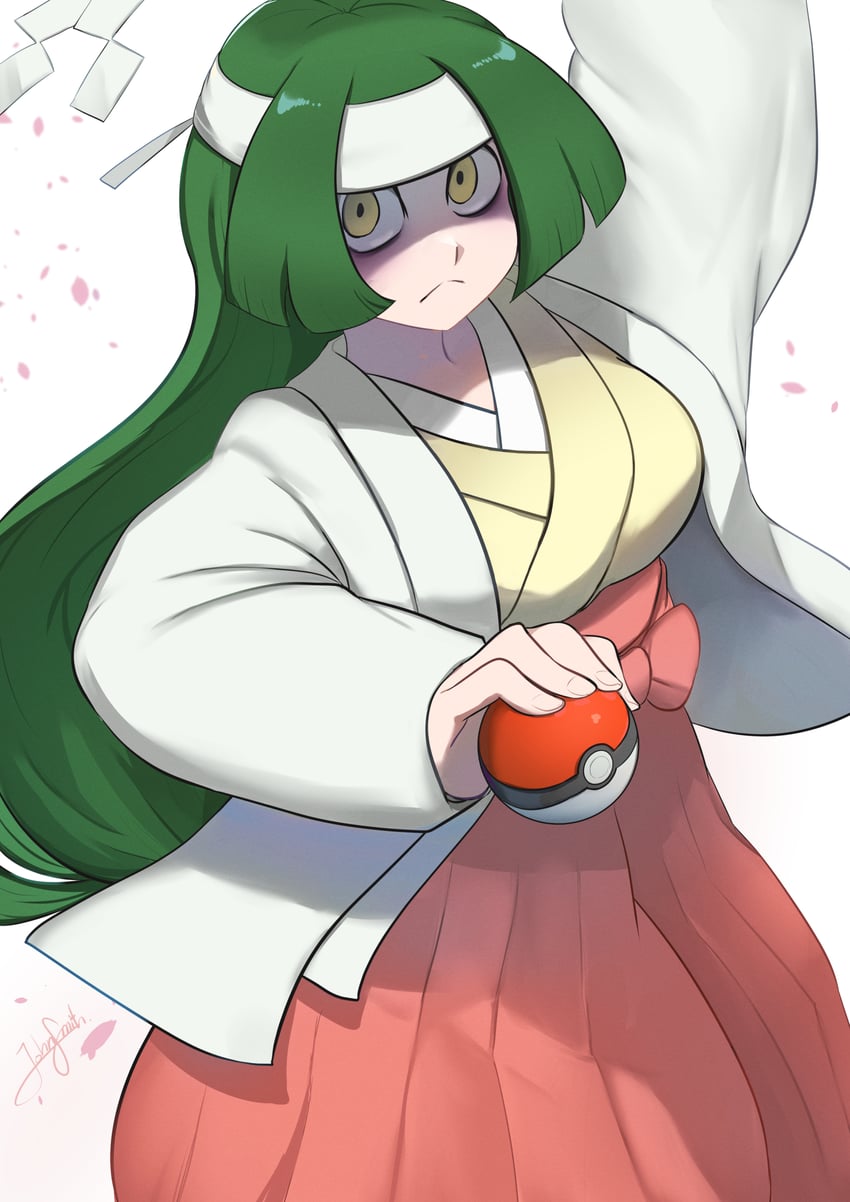 channeler (pokemon and 1 more) drawn by john_(a2556349)
