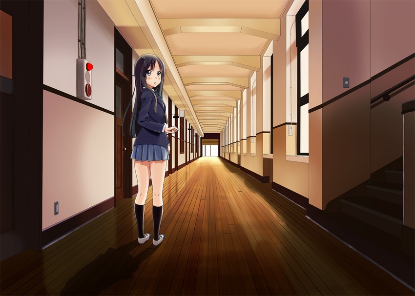 akiyama mio (k-on!) drawn by hino_minato_(spec.c)