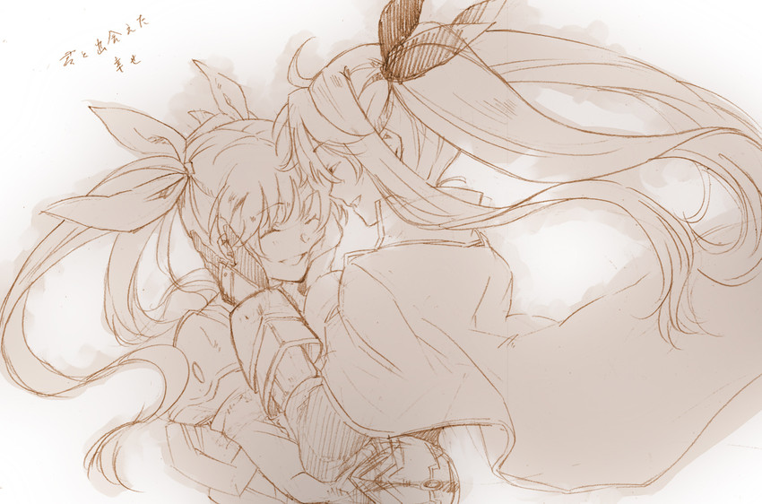 fate testarossa and takamachi nanoha (lyrical nanoha and 1 more) drawn by cosmic_(crownclowncosmic)