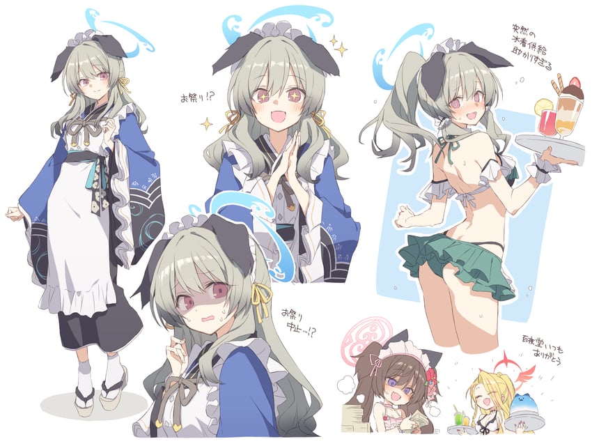 shizuko, umika, and pina (blue archive) drawn by satou_kibi