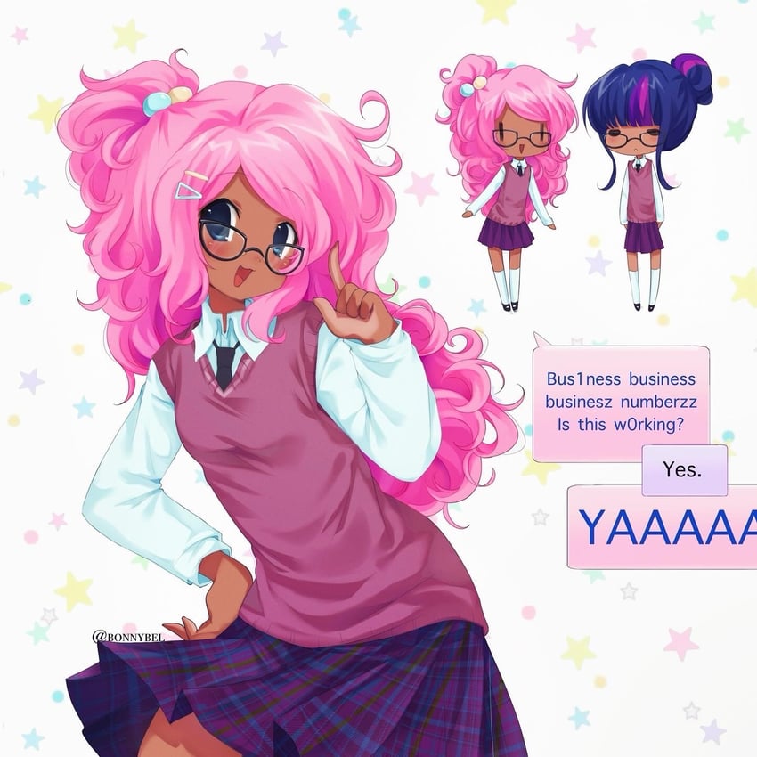 twilight sparkle, pinkie pie, and sci-twi (my little pony and 4 more) drawn by jelly_(bonnybel)