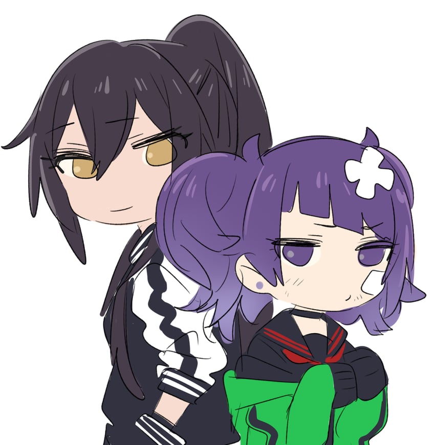 shirase sakuya and tanaka mamimi (idolmaster and 1 more) drawn by yomosaka