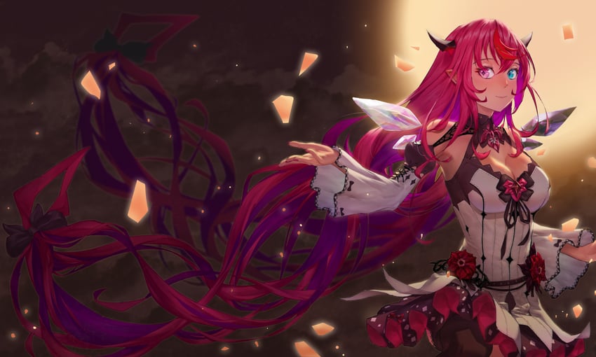 irys (hololive and 1 more) drawn by renyue_(blade_moon)